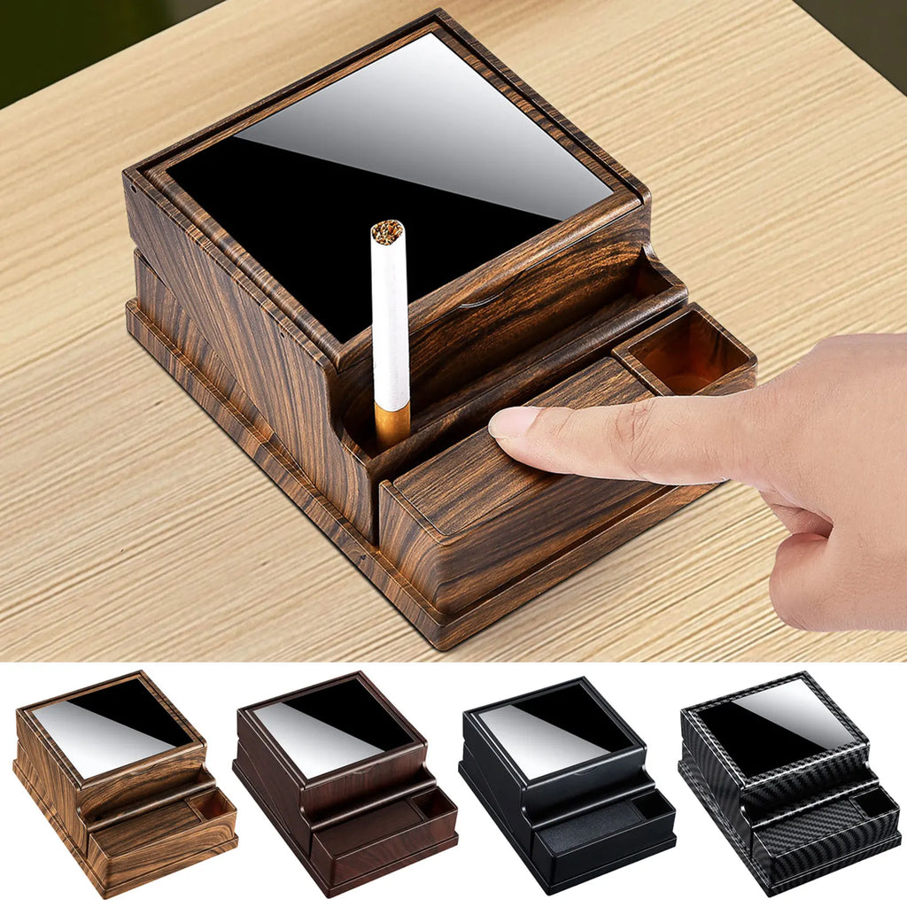 Auto-Eject Cigarette Case – 40-Stick Portable Metal Holder