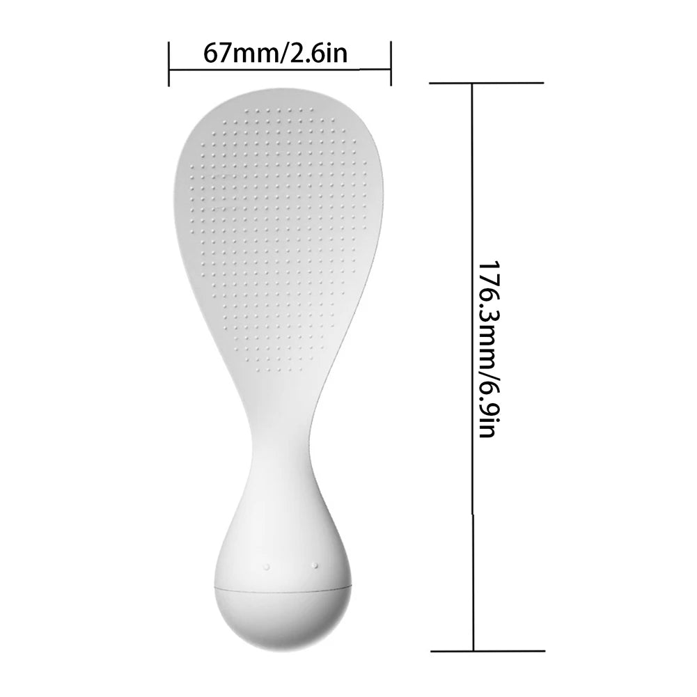 Non-Stick Self-Standing Rice Spoon | Food-Grade PP Serving Spoon