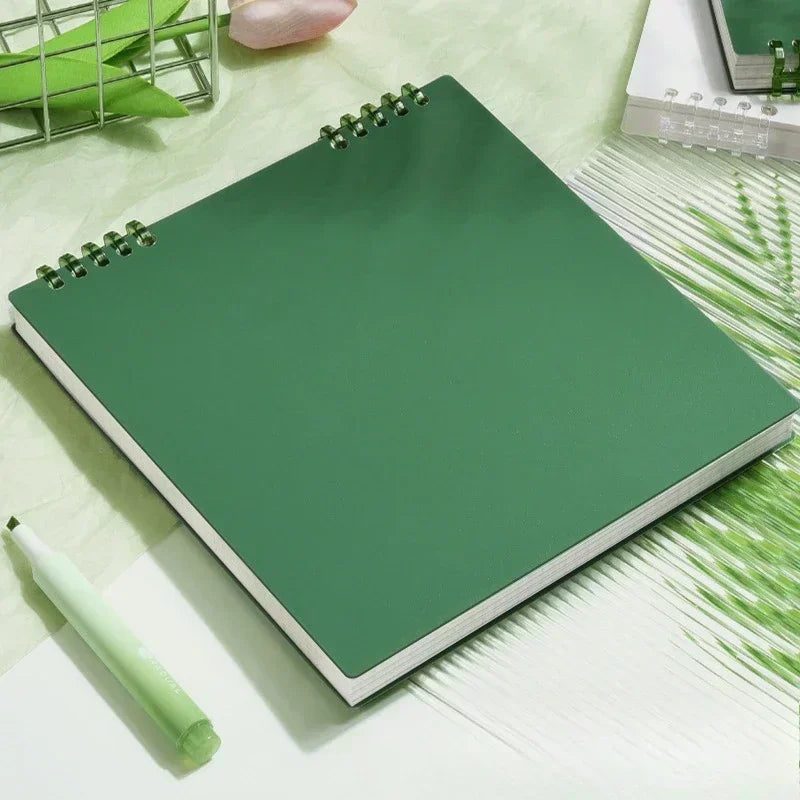 Grid Notepad B5 Sketch Book Notebooks Leaf Notebook Diary Flip Stationery Journal Writing Pads Office School Supplies Oasis Select