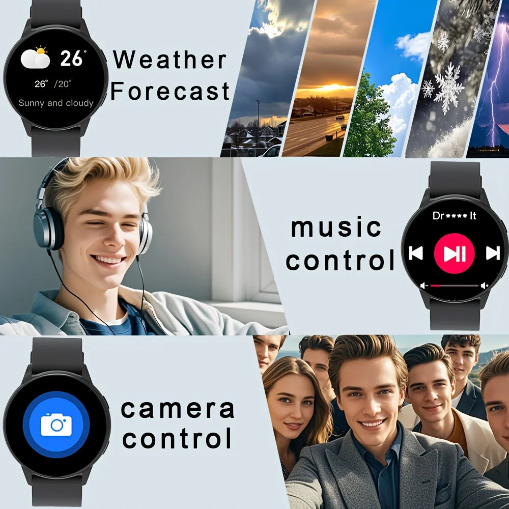 ERUN Smart Watch for Android & iPhone | Alexa, Music & Tracker