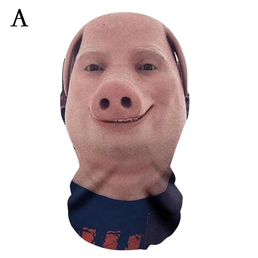 John Pork 3D Print Seamless Head Mask – Cosplay & Party Prop