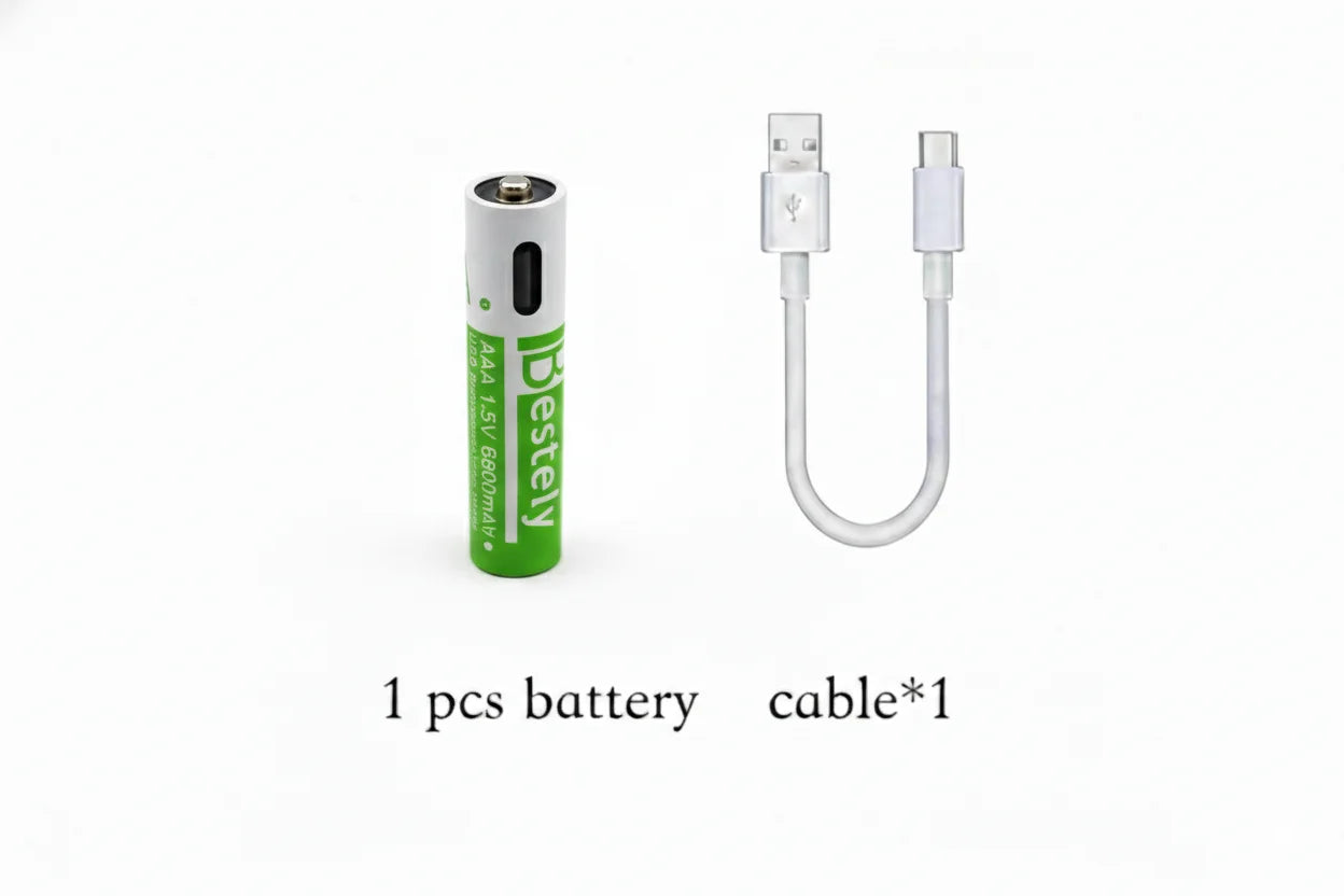 1.5V D Size /AA/AAA most popular USB Rechargeable battery series for Flashlights,Toys,Controllers,Clocks,Remote Controls Etc Oasis Select 1 PCS AAA Battery