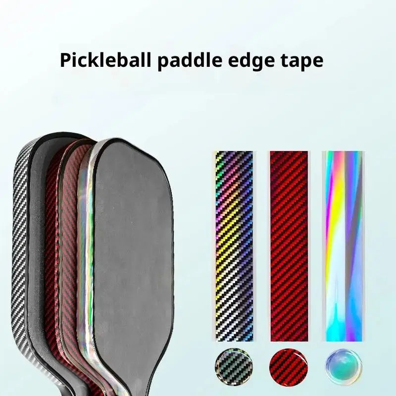 Laser Pickleball Paddle Protective Tape, Racket Edge Guard Tape, Curved Edge Fit Adhesive Tape for Paddle Head Protection Oasis Select