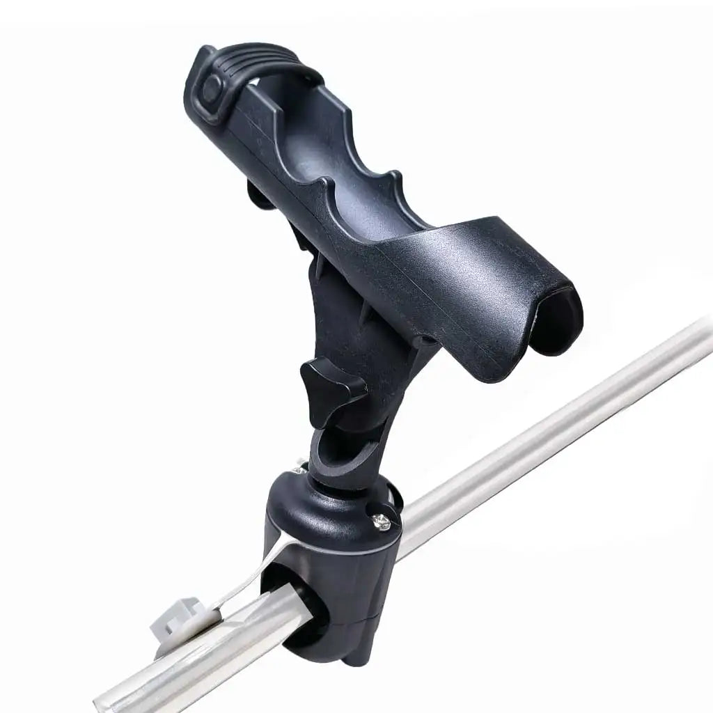 Fishing Rod Holder for Kayak Marine Boat PVC Inflatable Boat Hand Rail Dinghy Raft Boat Fishing Rod Holder on Sliding Rail Oasis Select Hand Rail