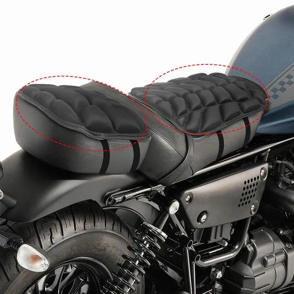 3D Breathable Motorcycle Seat Cushion – Non-Slip Lycra Cover