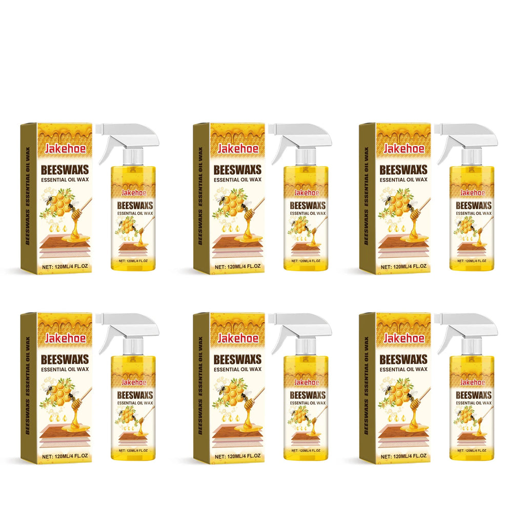 Furniture Solid Wood Care Polishing Beeswax Spray Waterproof Multipurpose Wear Resistant Wooden Floors Chair Cabinet Furniture Oasis Select 6sets boxed