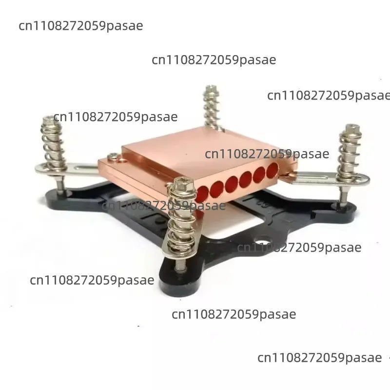 6-Hole Copper Heat Pipe Splint Platen Block | 6mm Pipes