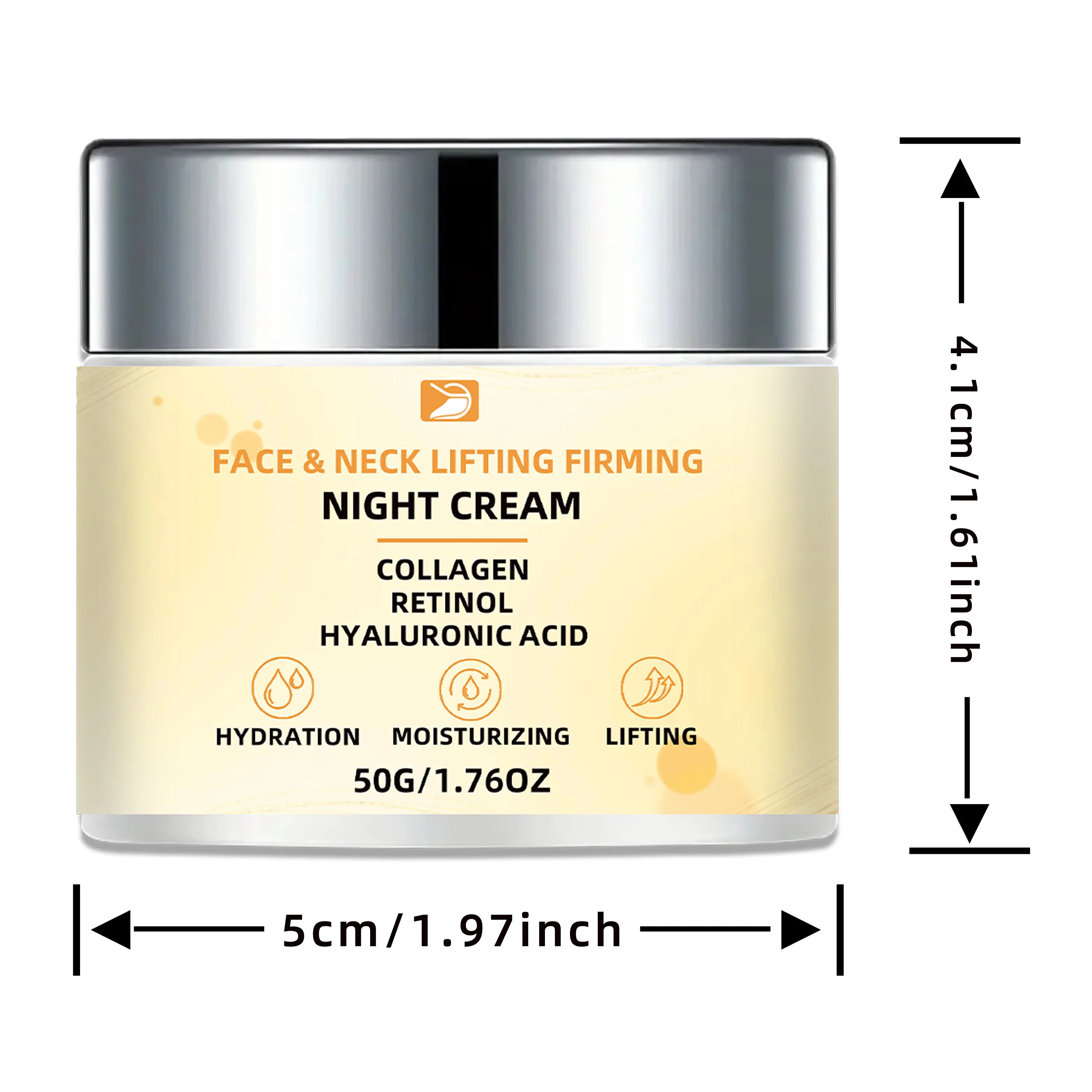 Ottilavie Firming Night Cream for Face & Neck | Non-Greasy Firming Night Cream Oasis Select 50g
