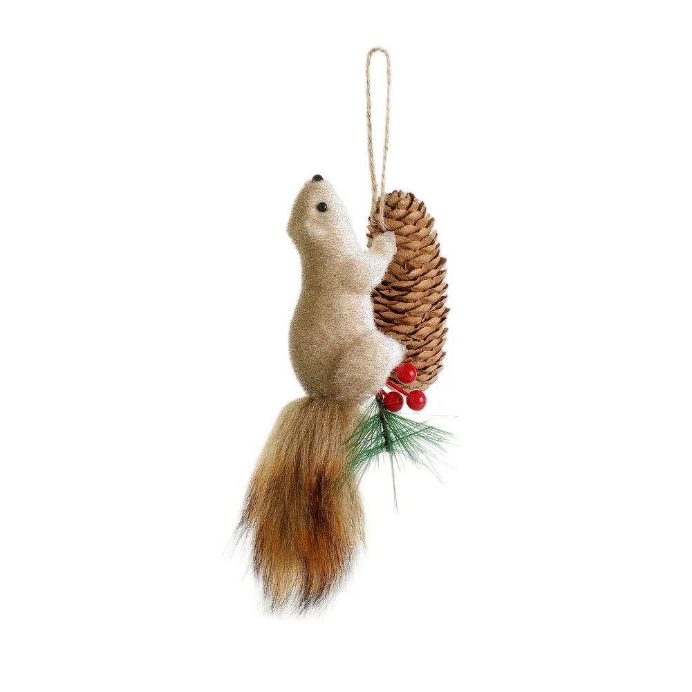 Charming Festive Accessory Christmas Squirrel Decoration Festive Aesthetic Hanging Decoration Seasonal Home Decor Oasis Select A China Mainland