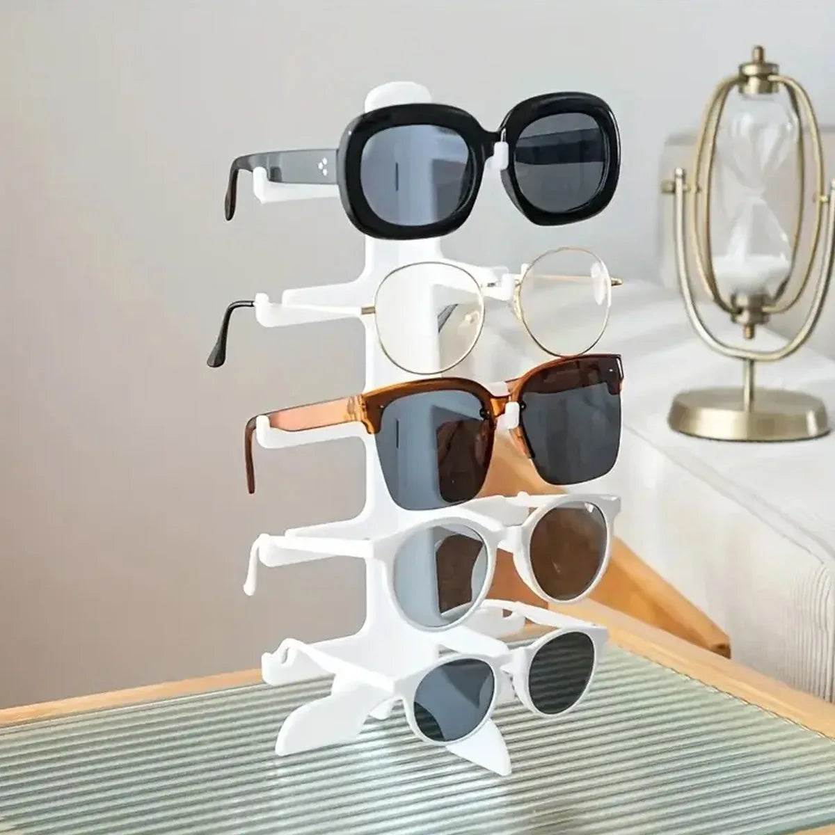 1pc, Vertical glasses storage rack, fashionable multifunctional glasses rack, plastic glasses display rack, glasses display rack Oasis Select