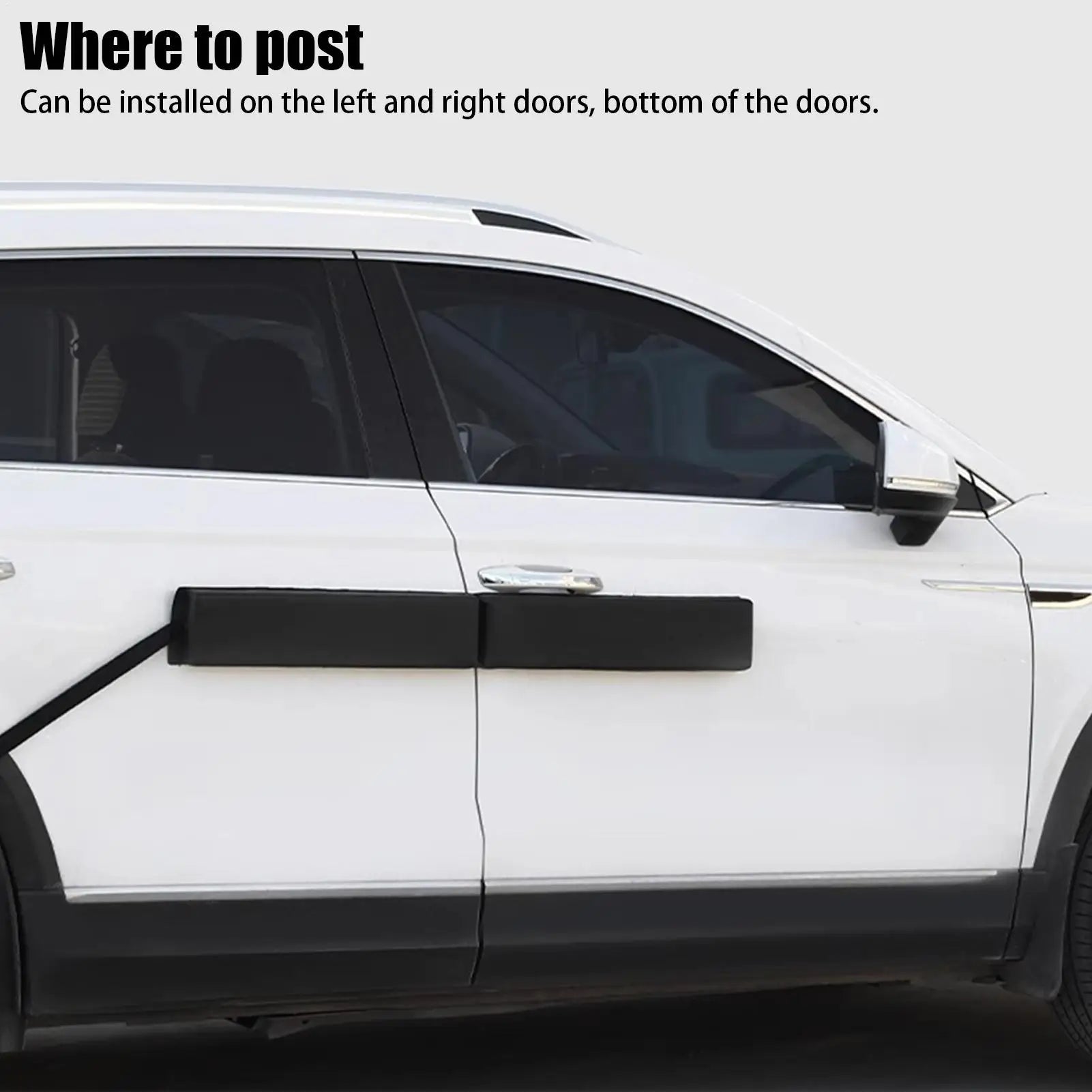 Car door anti-collision strip Magnetic Folding Connected Style Body Side Edge Guard Decorative Anti-scratch Edge Protection Oasis Select
