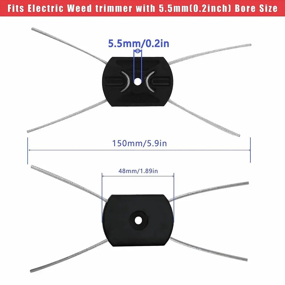 Steel Wire String Trimmer Head | Weed Eater Replacement