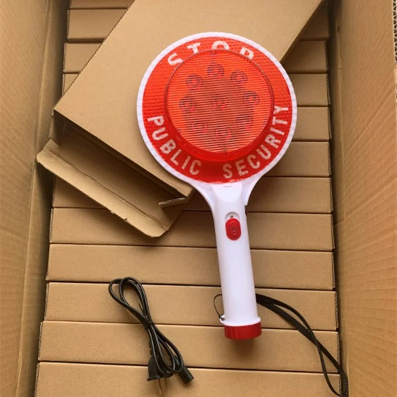 Handheld LED Rechargeable Parking Warning & Command Sign