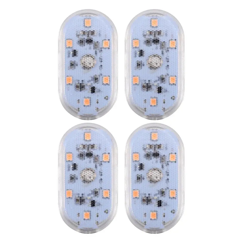 Mini Magnetic LED Car Touch Light – USB Rechargeable Interior Lamp