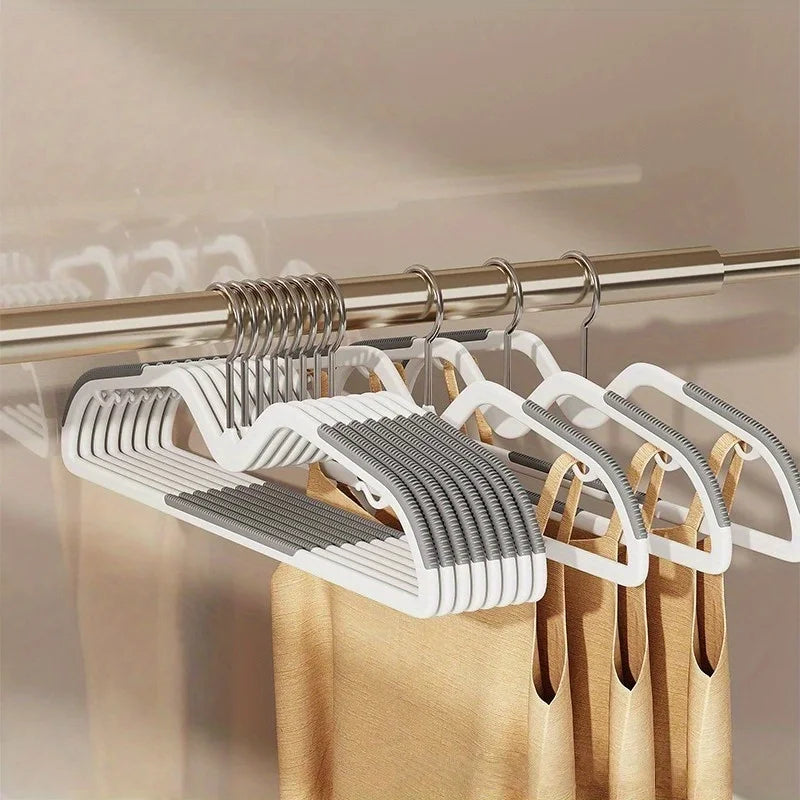 Non-Slip Plastic Hangers -Versatile,Traceless Design for Clothes,Bras & More-Ideal for Home Storage & Retail Display,Hangers Oasis Select