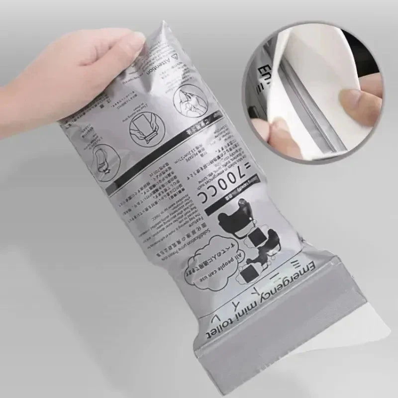 5-40pcs Outdoor Emergency Urinate Bags 700ml Easy Take Piss Bags Travel Mini Mobile Toilet For Baby Women Men Vomit Bag Oasis Select