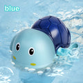 3/1pcs Cute Wind-Up Animal Frog Water Spray Toy,Plastic Bath Toy with Water-Squirting Head for Shower and Swimming Pool Fun Oasis Select blue turtle