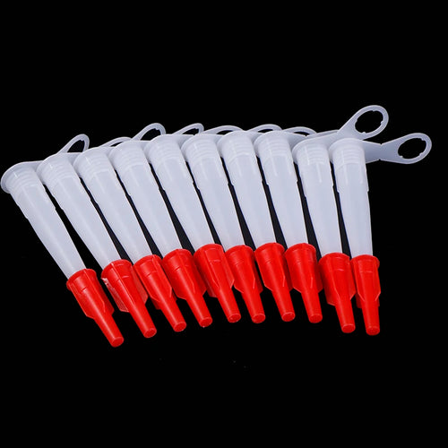 10-Pack Silicone Caulking Nozzle Kit with Re-Sealable Caps Caulking Nozzle Kit Oasis Select