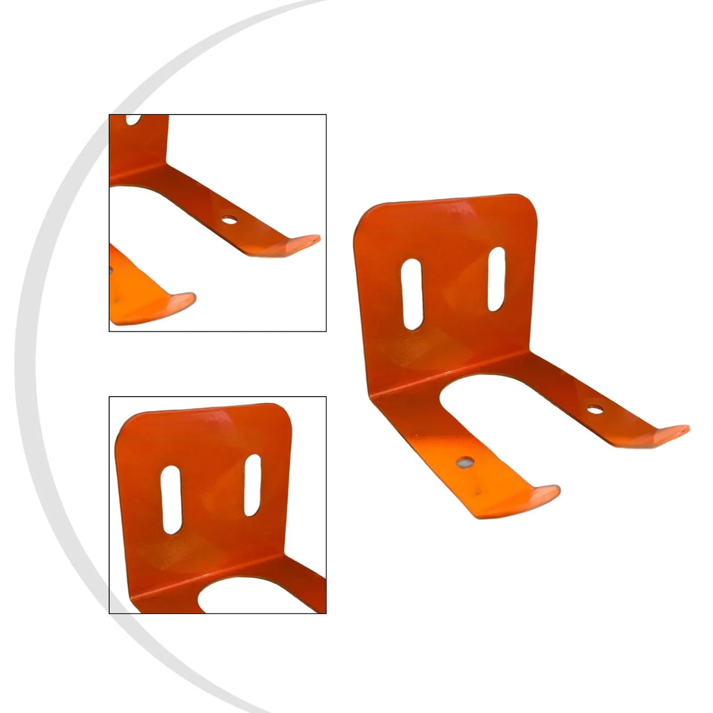 Wall Mounted Trimmer Rack Garden Power Tool Organizer Hanger Weed-Whackers Holder For Grass Trimmer Hedge Garden Tool Oasis Select orange