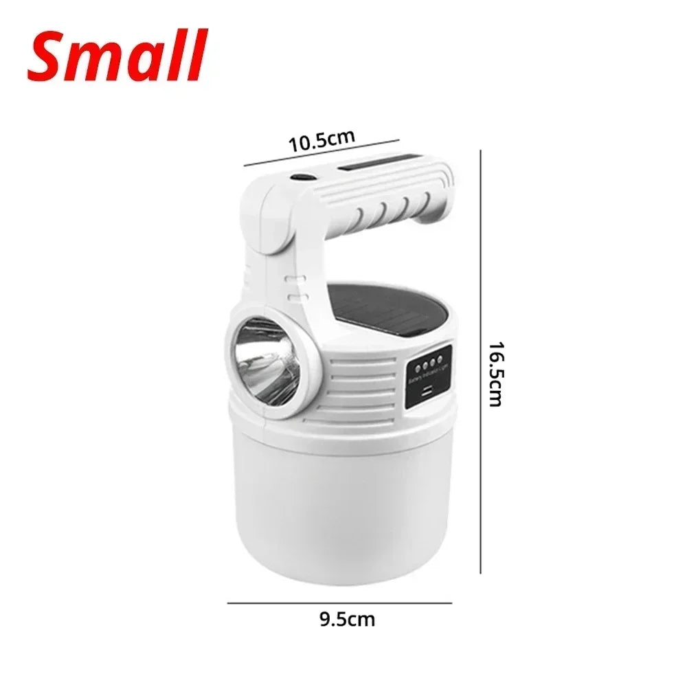 Solar LED Camping Lantern 24/42 LED IP65 USB Rechargeable