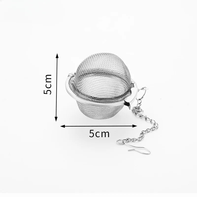 Stainless Steel Tea Ball Mesh Tea Infuser StrainersPremium Tea Filter Tea Interval Diffuser for Loose Leaf Tea Oasis Select 1pcs