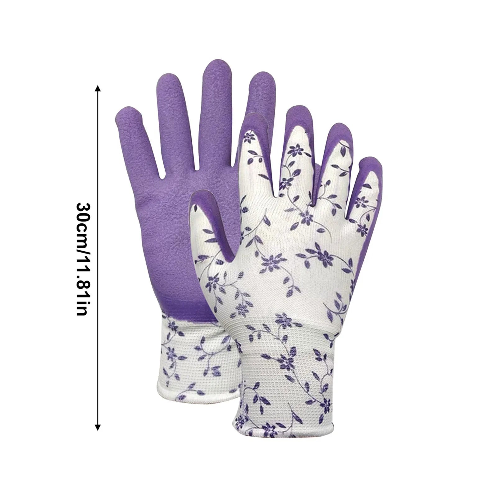 Garden Gloves One Size for Women Breathable Foam Latex Working Gloves, for Gardening Landscape DIY Rubber Gloves Oasis Select