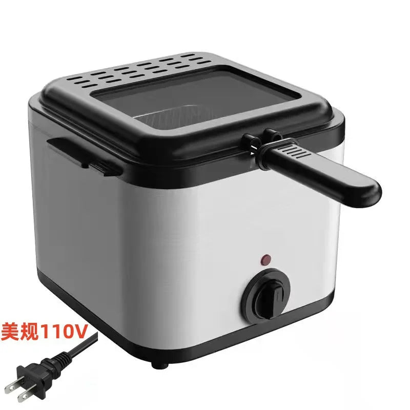 Portable Visual Electric Fryer – French Fries & Dough Sticks