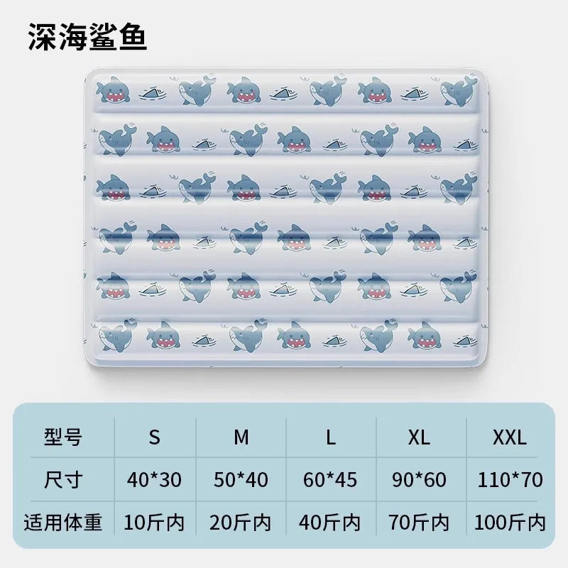 Pet Ice MATS, Mat MATS, Dog Summer Cooling MATS, Cat Ice Beds, Cooling Products, Summer Ice Beds Oasis Select White Shark B M 50x40cm