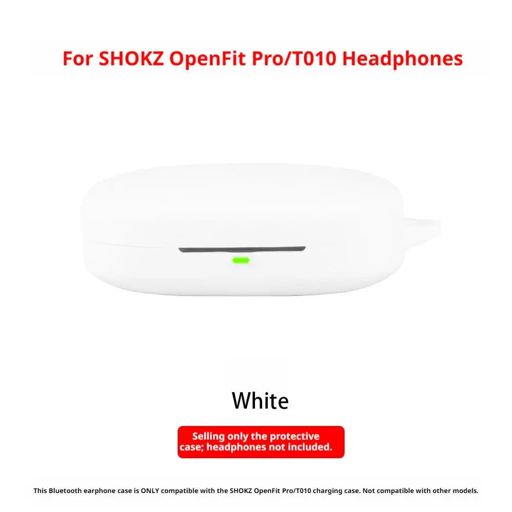 Silicone Protective Case for SHOKZ OpenFit Pro T010 Wireless Headphone Protector Case Cover Shell Housing Anti-dust Sleeve Oasis Select 05