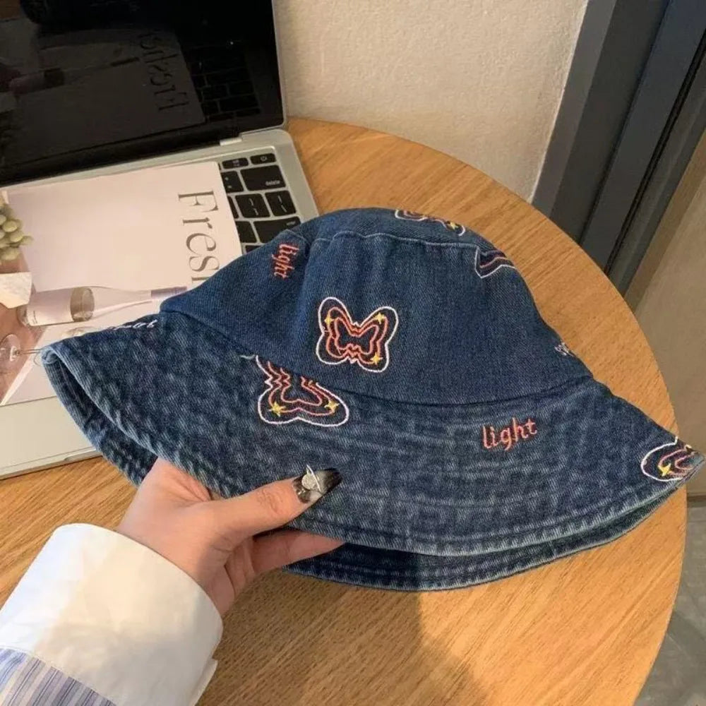 High Quality Unisex Cotton Bucket Hats Solid Color Summer Sunscreen Panama Hat Multicolors Outdoor Fisherman Hat Oasis Select 2