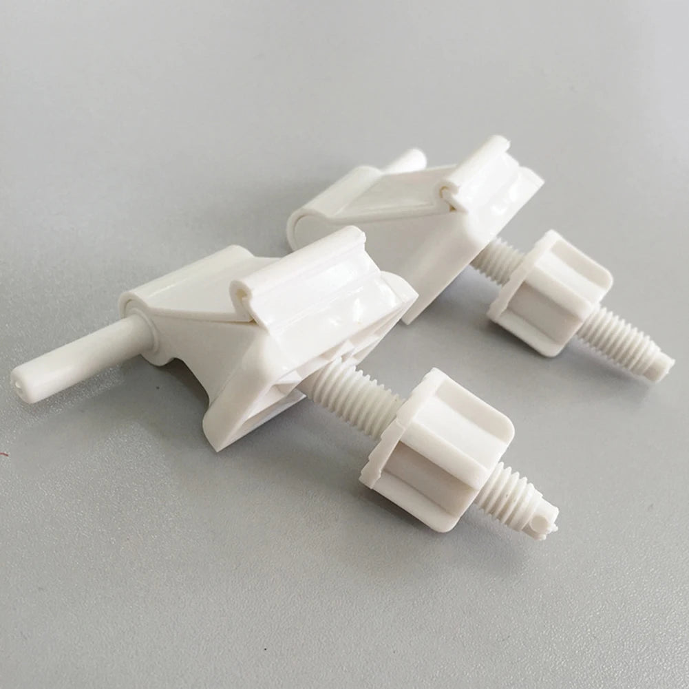 Toilet Seats Hinge Bolts Set Plastic White Toilet S-Eat Hinge Replacement Kit Toilet Seats Fastener Bathroom Accessories Oasis Select