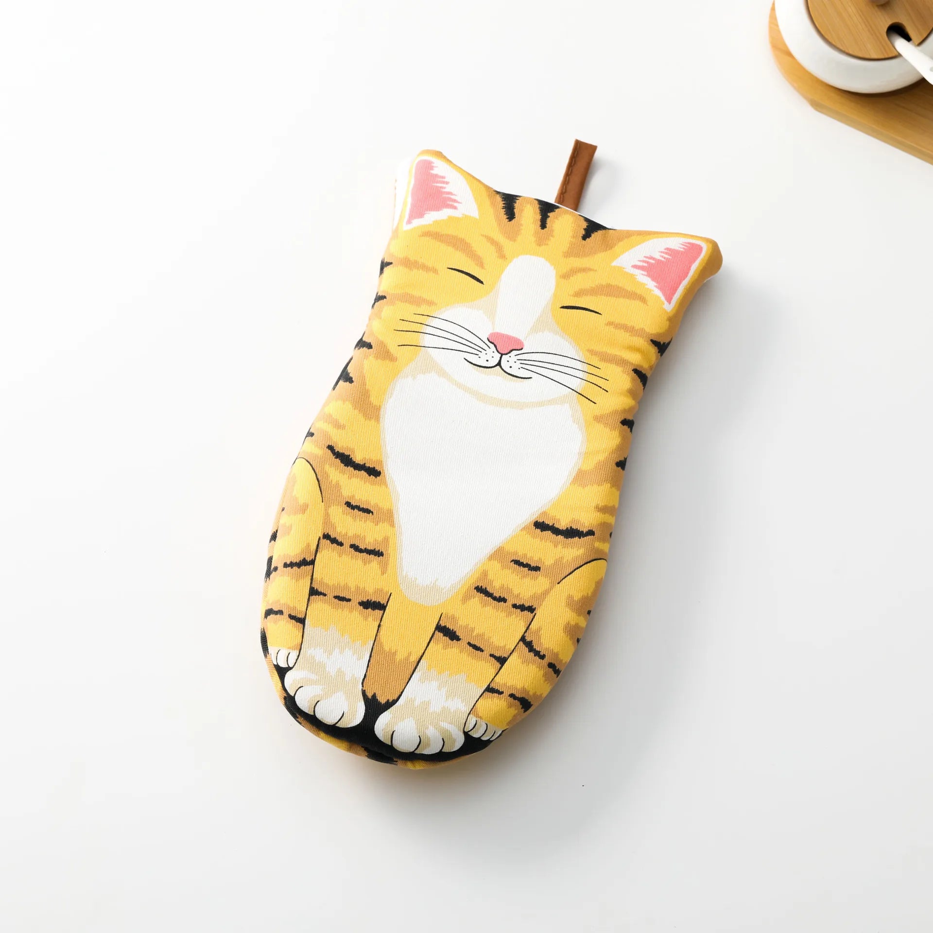 1pc Cute Cat Paws Oven Mitts Cat Claw Baking Oven Gloves Anti-scald Microwave Heat Resistant Insulation Non-slip Cat Paw Gloves Oasis Select B