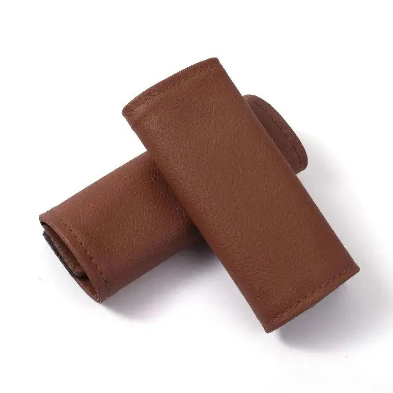 2PCS Car Door Inner Handle PU Leather Cover Door Handle Leather Protective Case Car Styling Interior Upgrades Auto Accessories Oasis Select E