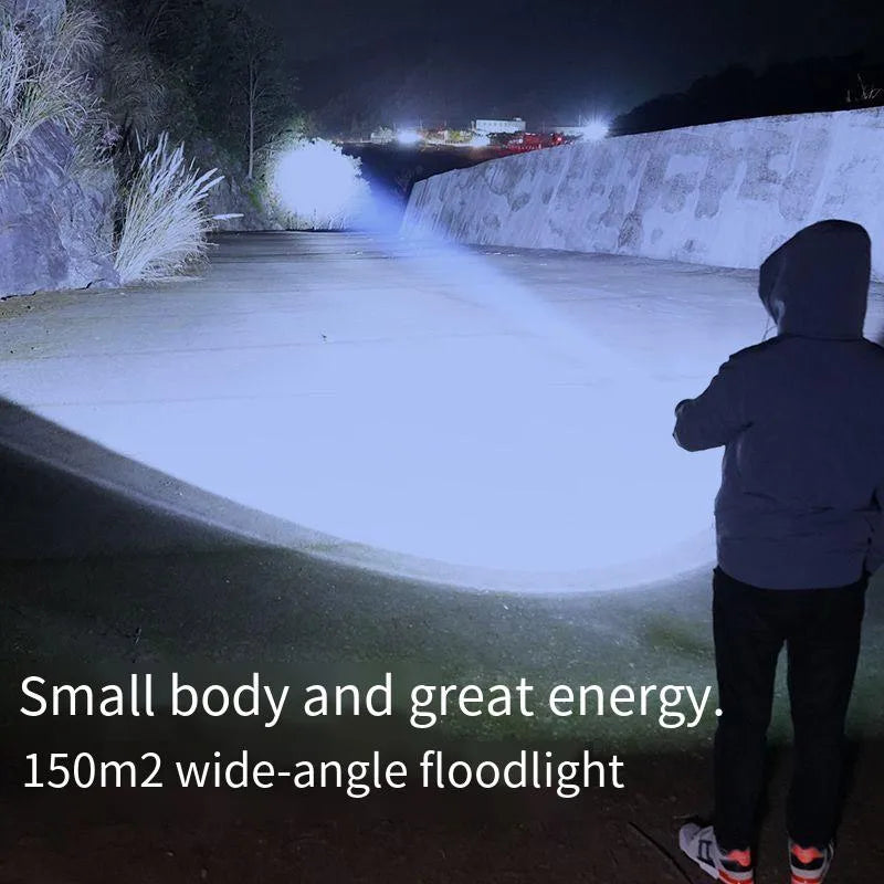 Mini EDC Tactical Flashlight – 3 LED USB Rechargeable Hat Clip
