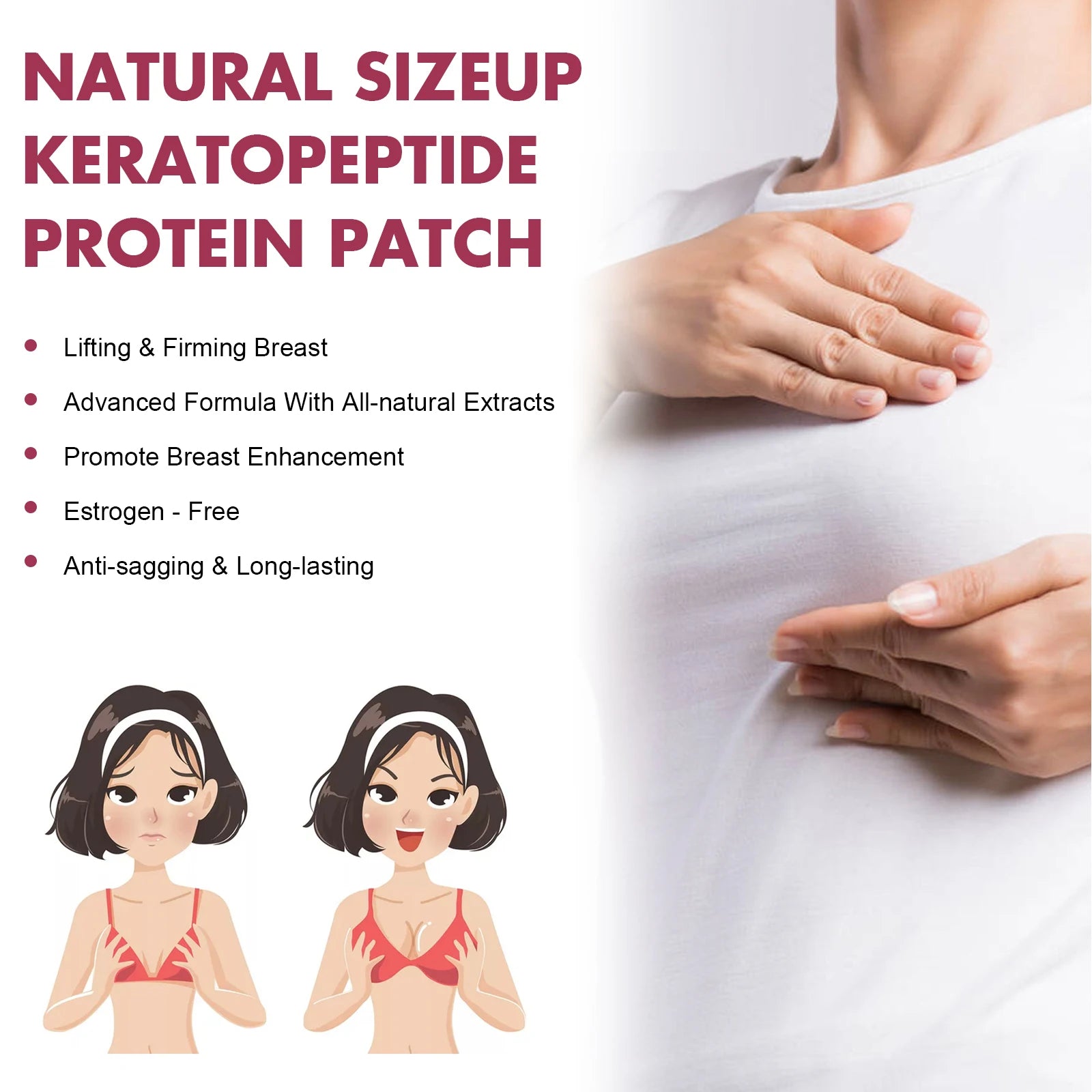 Eelhoe Breast Enhancement Patch – Lift, Firm & Fuller Look