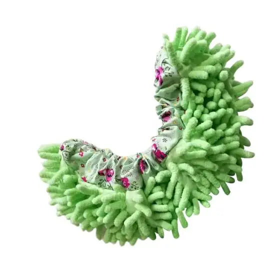 Chenille Mop Slippers Microfiber Floor Cleaning Shoe Covers 2pc