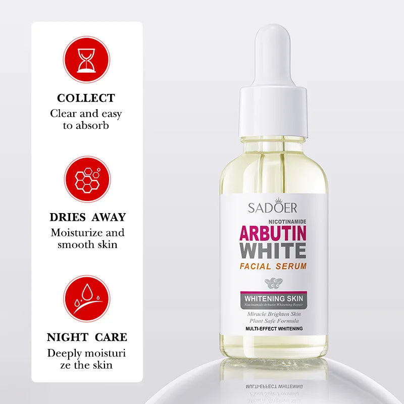 3-Pack Arbutin Brightening Face Serum – Hydrating & Firming Brightening Face Serum Oasis Select