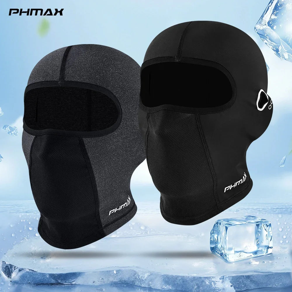 PHMAX Motorcycle Riding Mask UV Protection Breathable Full Face Mask MTB Road Bike Sweat Dust Balaclava Mask Bicycle Headwear Oasis Select