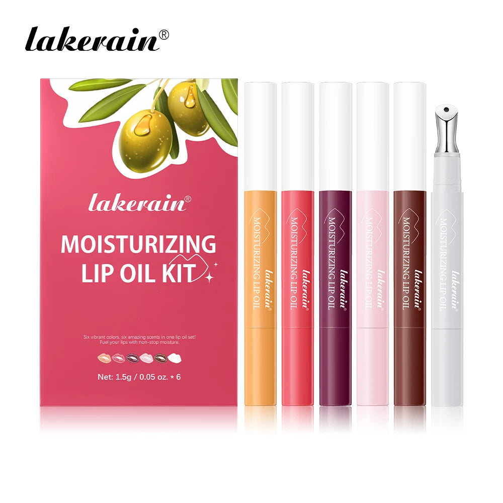 Lip Brightening Serum Moisturizing Lip Oil Reduce Lip Wrinkles Remove Sloughed-off Lip Skin Lips Plumper Lips Care Serum Primer Oasis Select set