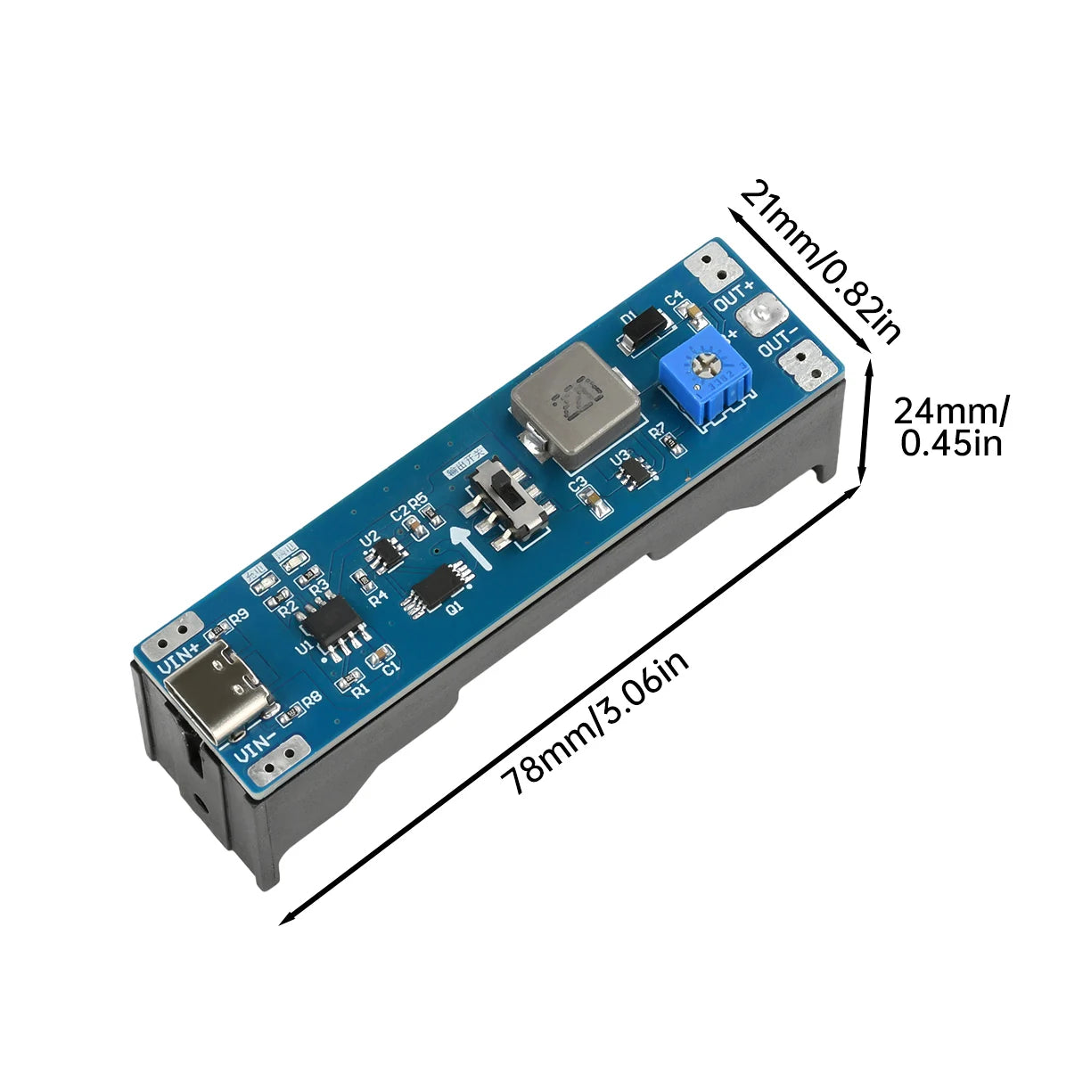 3.7V to 9V 12V 18650 Lithium Battery Boost Step Up Module UPS Uninterruptible Power Supply Module Charge Discharge Integrated Oasis Select