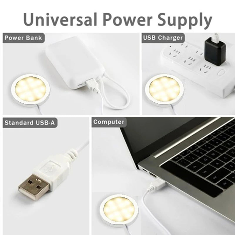 WISH Smart LED Cabinet Lights, RV Lights Ice Hockey Cabinets, Wine Cabinets, Wardrobe Lights USB Charging Night Lights Oasis Select
