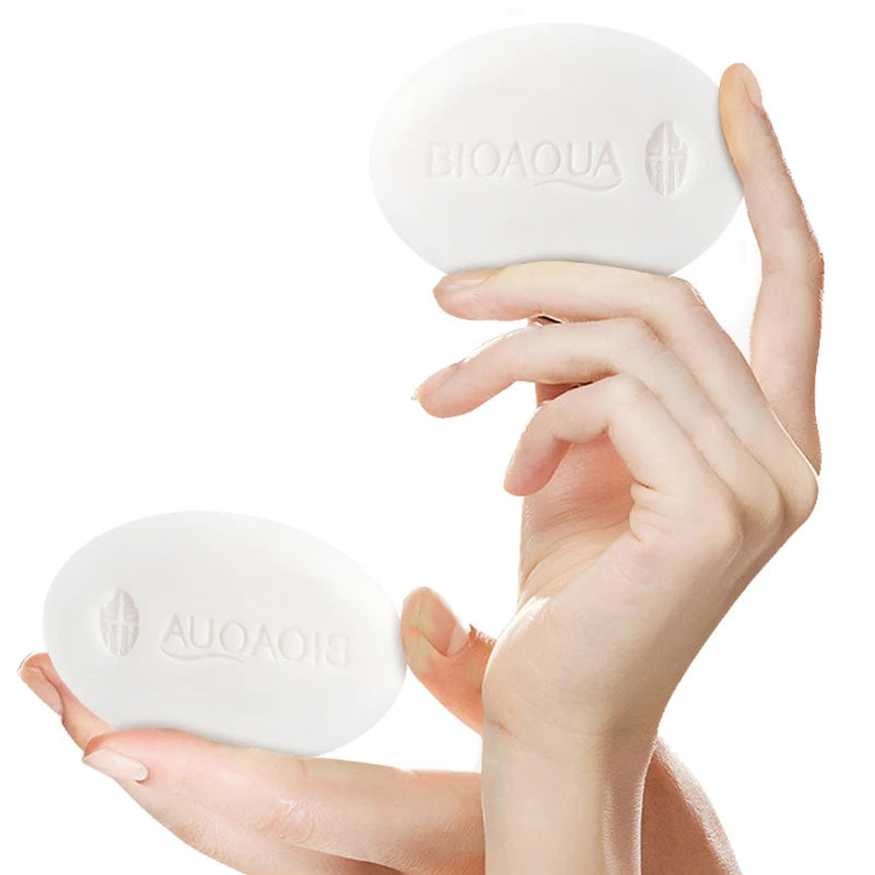 BIOAQUA White Rice Facial Soap – Moisturizing Whitening Cleanser Facial Cleansing Soap Oasis Select 2pcs