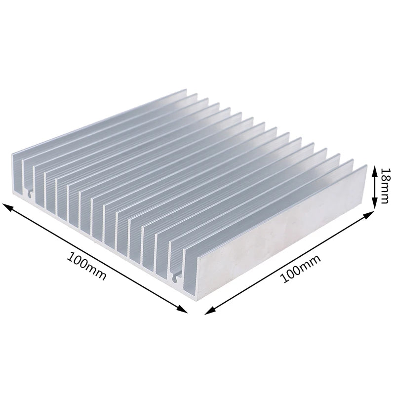 Extruded Aluminum Alloy Heatsink For High Power LED IC Chip Cooler Radiator Heat Sink Oasis Select 02