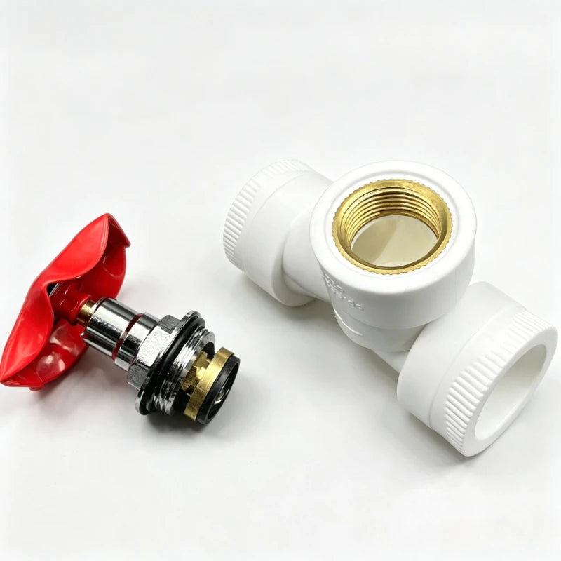 PPR Lifting S-type Globe Valve High Flow Hot Melt Iron Handwheel Straight Through Gate Valve Water Pipe Fittings Oasis Select