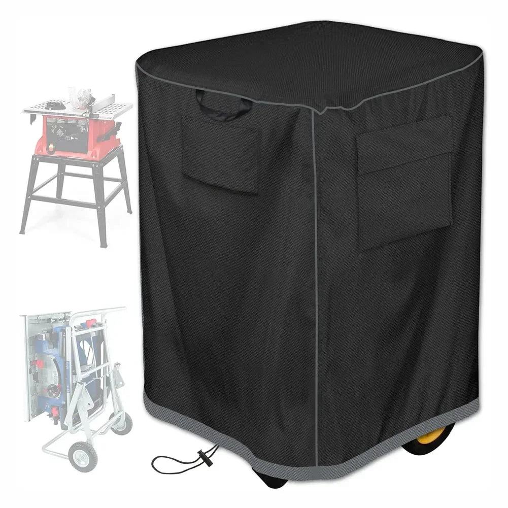 Adjustable Table Saw Cover Heavy-duty Cover 29*23*46inch Dustproof Cover Adjustable Elastic Hem Cord Outdoor Use Oasis Select