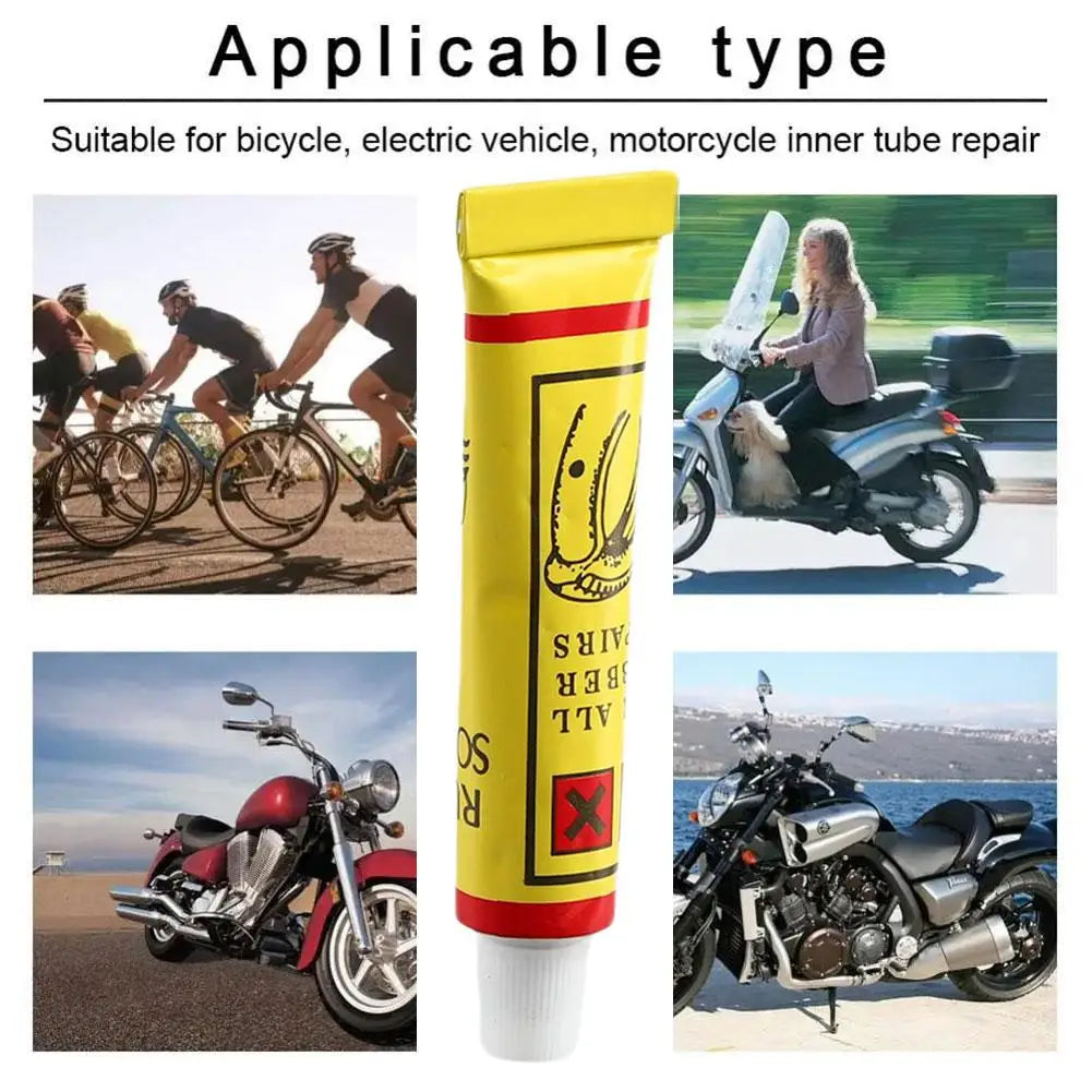 Car & Bike Tire Repair Glue – Waterproof Rubber Adhesive