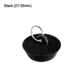 1/3pcs Rubber Bath Tub Sink Water Floor Drain Plug Durable Rubber Drain Stopper Replacement Fittings Oasis Select 3Pcs black-27-35mm