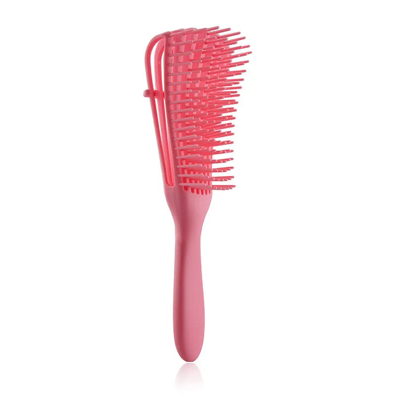 Hair Comb Detangling Brush Scalp Massage Hair Brush Detangler Brush for Curly Hair Thick Hair Octopus Hairbrush Women Men Salon Oasis Select Pink