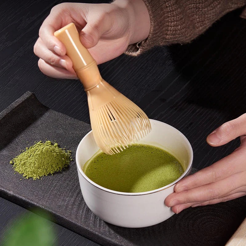Traditional Matcha Whisk Reusable Resin Matcha Whisk Chasen Dishwasher Safe Matcha Stirrer Matcha Green Tea Powder Preparation Oasis Select