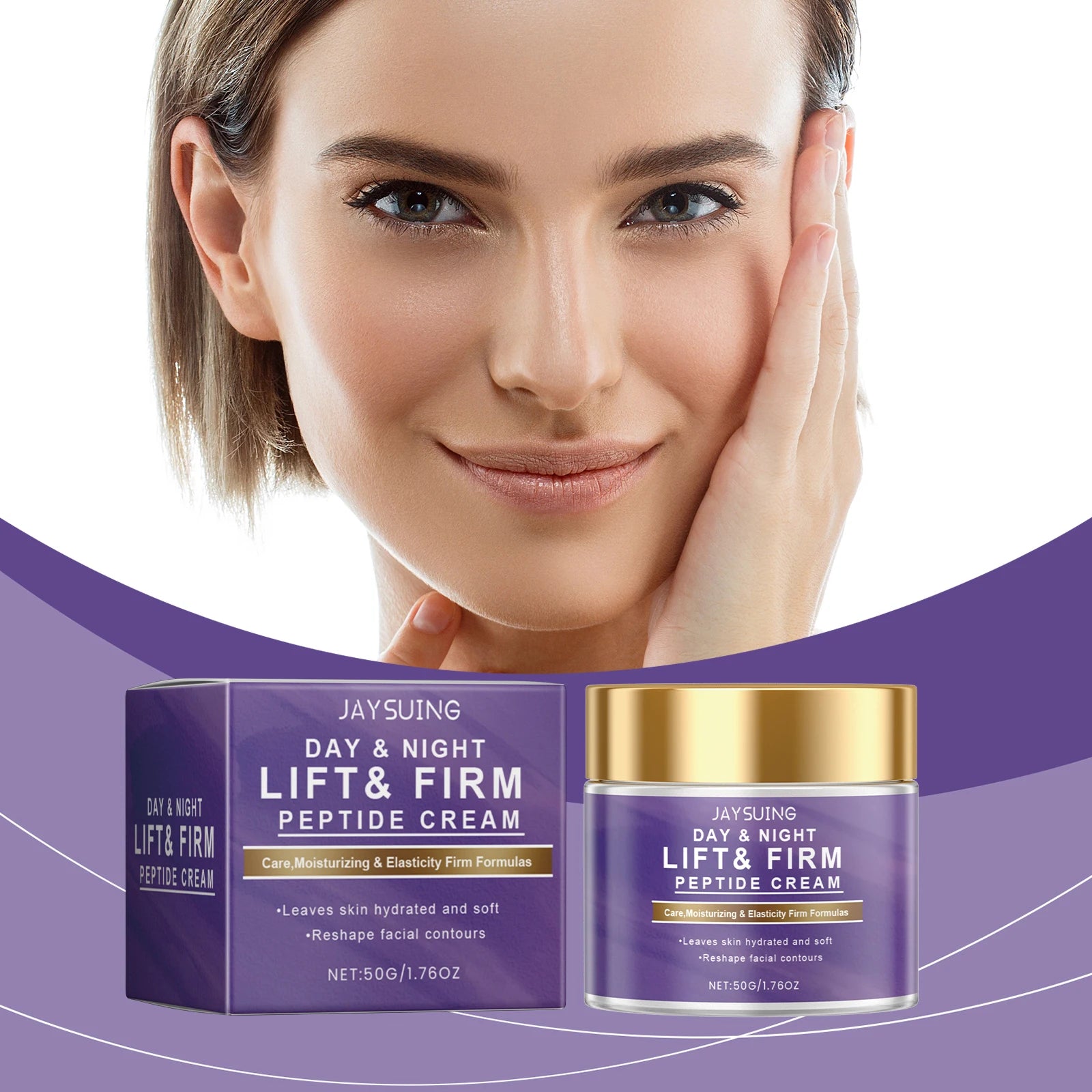 Jaysuing Day & Night Face Cream – Hyaluronic Acid Anti-Aging Face Moisturizer Cream Oasis Select